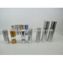 100ml 200ml AS And Aluminum Airless Bottles With Pump Dispenser